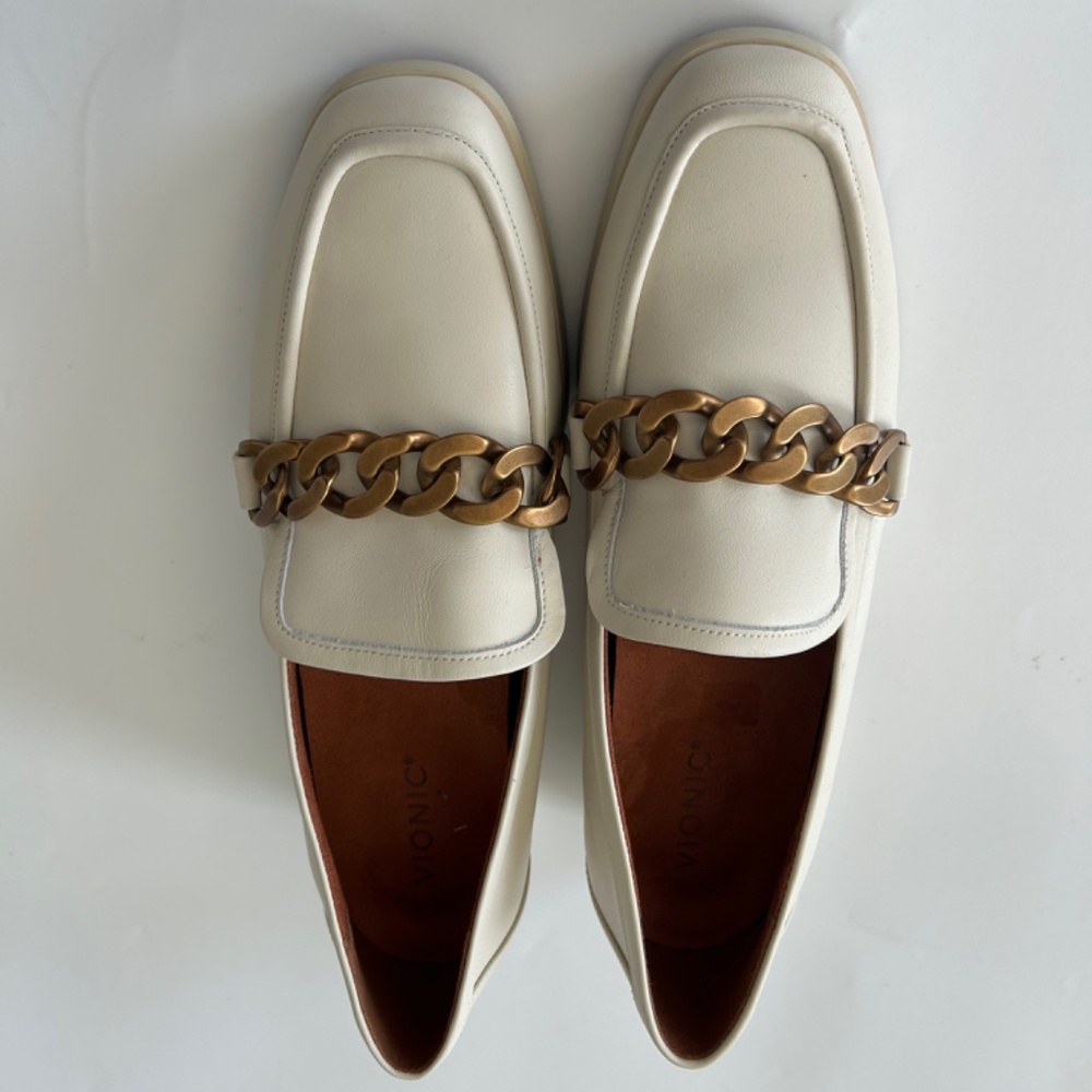 Vionic Women's Mizelle Cream Loafers Size 11 Excellent Condition - Picture 4 of 9